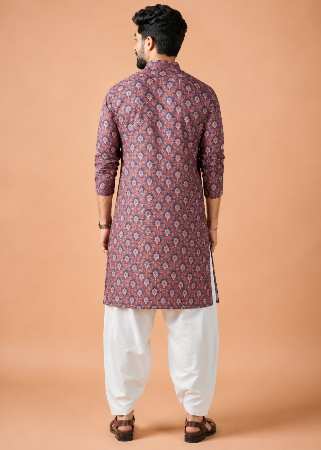 Persian Bloom Printed Kurta Patiala Set